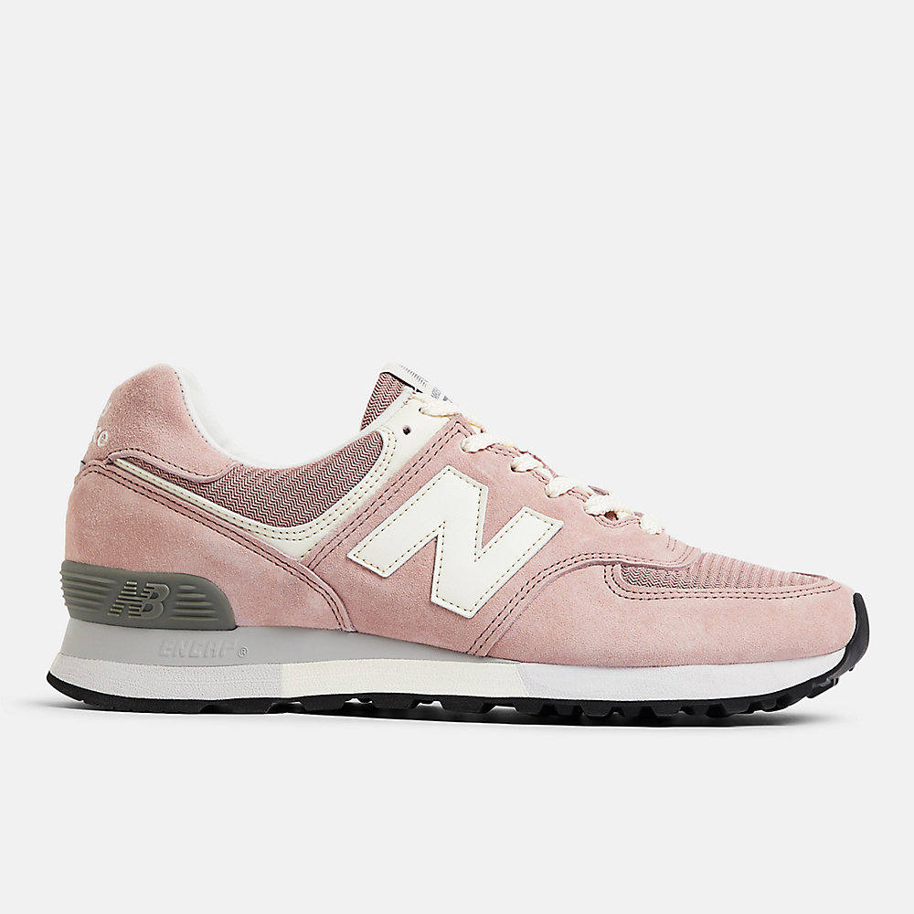 New Balance MADE in UK 576 Shoes Pale Mauve with Coconut Milk and Whisper White